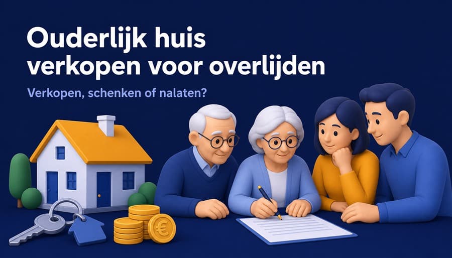 Ouderlijk huis verkopen voor overlijden: regels en belasting